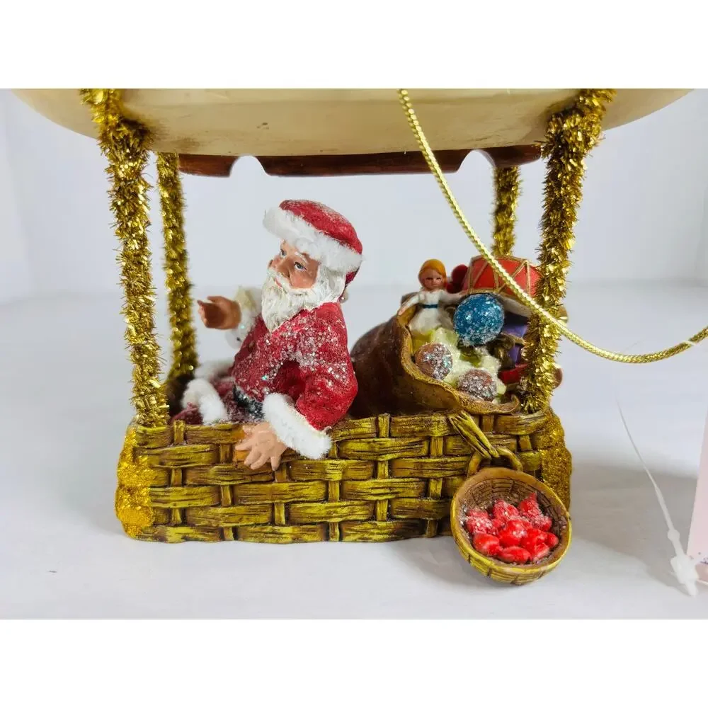 John Grossman Collection Santa Zeppelin Airship Ornament Kurt S. Adler w/Tag